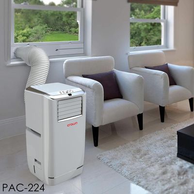 Crownline PAC-224 Portable Air Conditioners, 14000BTU/1.2 Ton, 220-240V AC; 50Hz with Remote